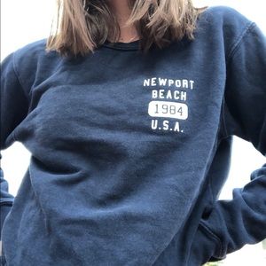 brandy melville blue sweatshirt